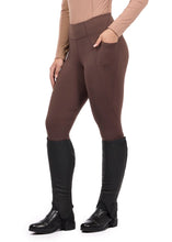 Load image into Gallery viewer, Kerrits Coolcore® Silicone Knee Patch Tech Tight- Mocha