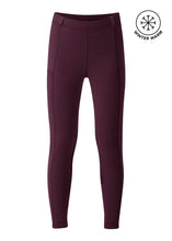 Load image into Gallery viewer, Kerrits Kids Power Stretch® Pocket Knee Patch Tight- Vineyard