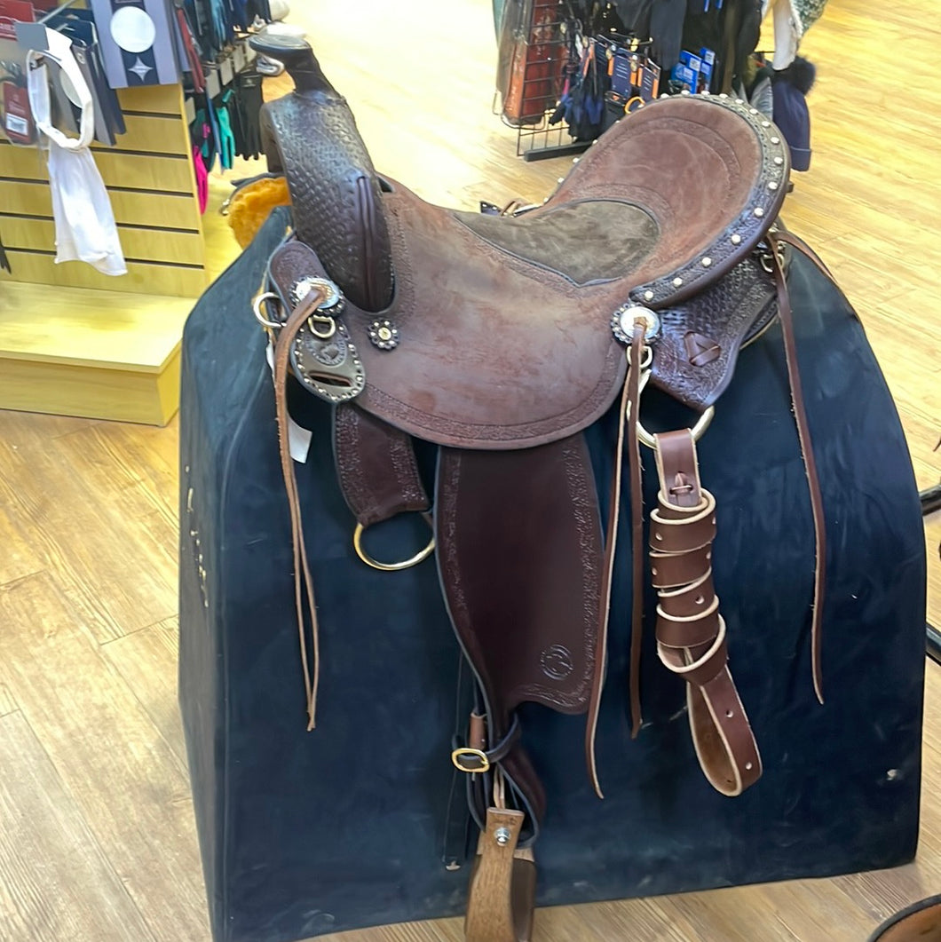 Used 16” Allegany Western All Around AW Saddle
