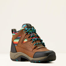 Load image into Gallery viewer, Ariat Terrain VentTEK 360 Boot - ARIZONA BROWN|TURQUOISE SERAPE