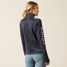 Load image into Gallery viewer, Tek Team 1/2 Zip Sweatshirt-Ombre Blue Heather