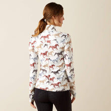 Load image into Gallery viewer, Ariat Lowell 3.0 1/4 Zip Baselayer - PAINTED PONIES PRINT