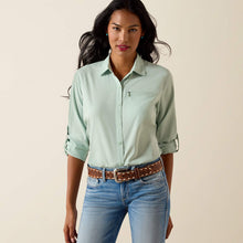 Load image into Gallery viewer, Ariat® Ladies VenTEK™ SILT GREEN Button Shirt