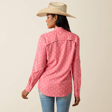 Load image into Gallery viewer, Ariat® Ladies VenTEK™ SUN KISSED CORAL PRINT Button Shirt