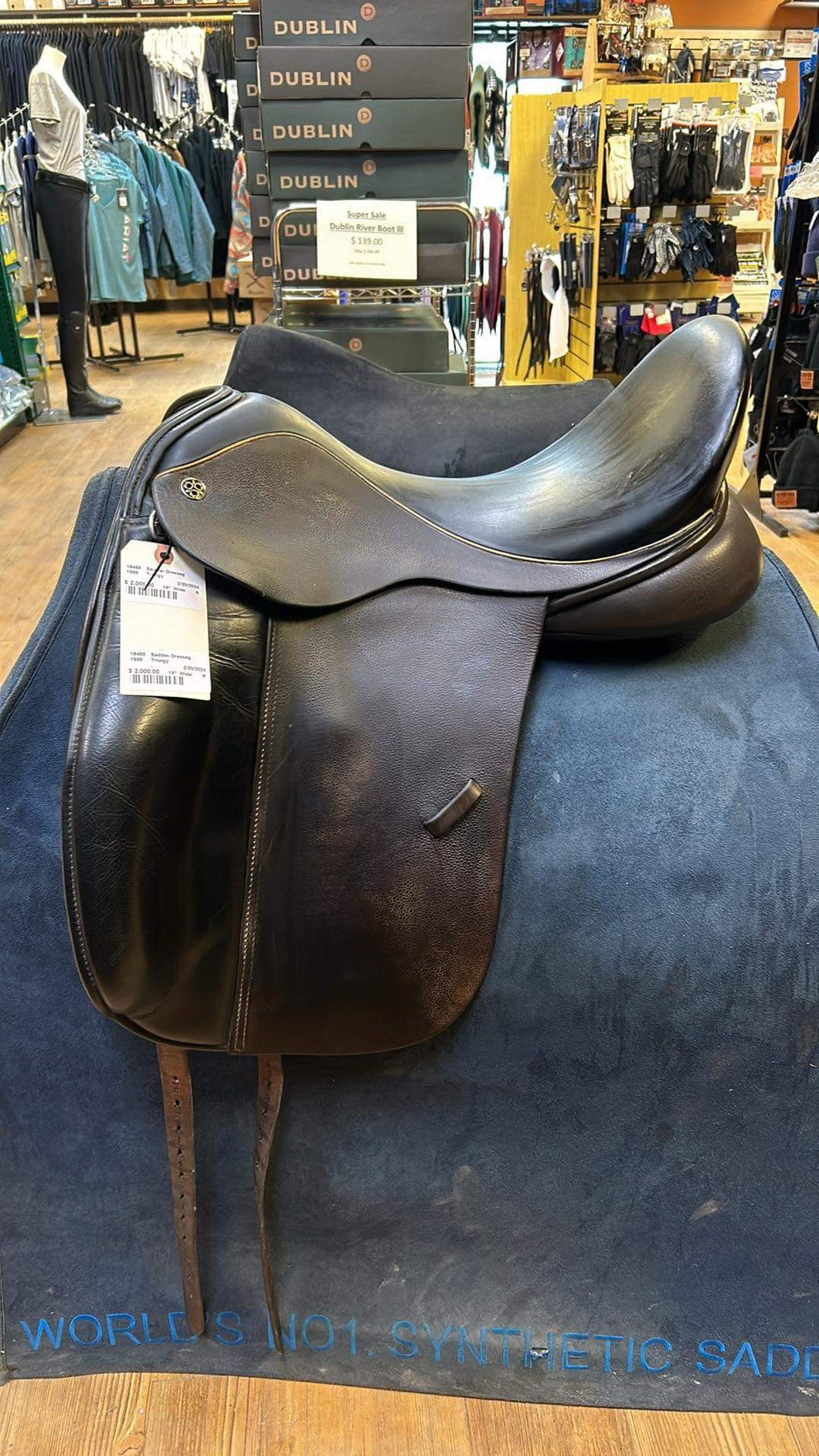 Used 18” Trilogy Debbie McDonald Dressage Saddle