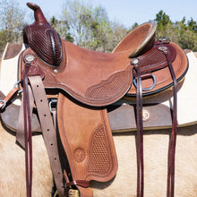Load image into Gallery viewer, CIRCLE Y 2612 BRAZOS WOOD TREE TRAIL SADDLE