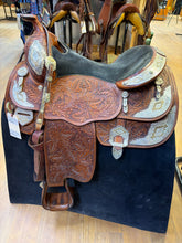 Load image into Gallery viewer, Used 16.5” Billy Royal Western Show Saddle #25903