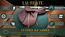 Load image into Gallery viewer, HENRI DE RIVEL LAUREATE IGP Flocked SADDLE