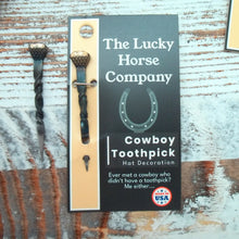 Load image into Gallery viewer, Western "Cowboy Toothpick" Hat Decoration