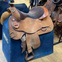 Load image into Gallery viewer, Used 17” Billy Royal Roughout Training Saddle #17351
