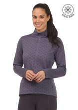 Load image into Gallery viewer, Kerrits Snaffle Links Fleece Half Zip Top Wildorchid