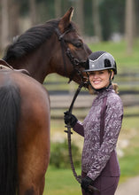 Load image into Gallery viewer, Kerrits Traverse Quarter Zip Fleece Tech Top - Elderberry