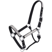 Load image into Gallery viewer, Tough1 Nylon Horse Halter with Crystals