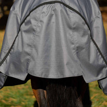 Load image into Gallery viewer, Equinavia Arktis Extended Neck Heavy Weight Turnout Blanket 300g - Charcoal Gray Closeout