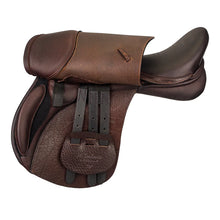 Load image into Gallery viewer, Marcel Toulouse Sienna Buffalo Leather Saddle w/Genesis Adjustable Tree & Wool STP Panels 18"