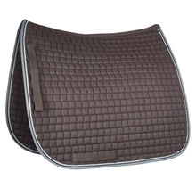 Load image into Gallery viewer, Horze Adepto Dressage Saddle Pad - Dark Brown
