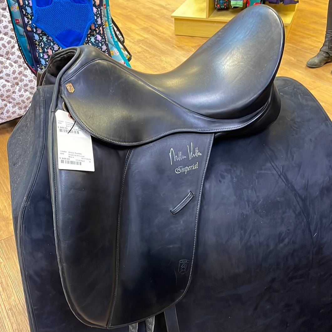 Used 17.5” Imperial Miller Dressage Saddle #14494