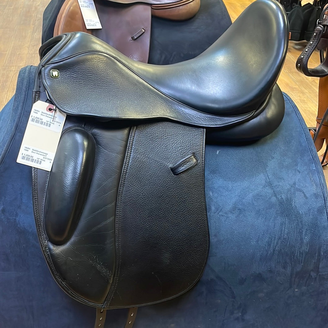 Used 18” Warendorf Dressage Saddle #16484