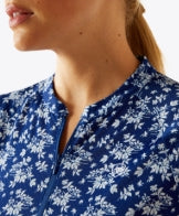 Load image into Gallery viewer, Ariat Labyrinth 1/4 Zip Baselayer - SODALITE FLORAL