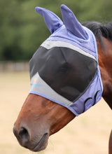 Load image into Gallery viewer, Shires Pro Fine Mesh Fly Mask with Ears