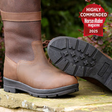Load image into Gallery viewer, Brogini Pembroke Waterproof Leather Country Boot Brown/Tan