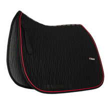 Load image into Gallery viewer, Horze Cairo Infrared Dressage Saddle Pad - Anthracite Dark Gray