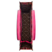 Load image into Gallery viewer, Wrangler Southwestern Pattern Dual Sided Print Canvas Wide Tote Hot Pink