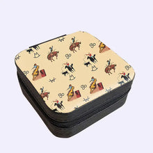 Load image into Gallery viewer, Vintage Cowboy Square Jewelry Case

