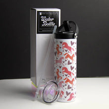 Load image into Gallery viewer, Stainless Steel Water Bottle- 20oz with 2 lids