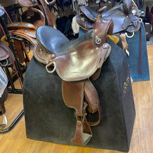 Load image into Gallery viewer, Used 17” Double Creek Henry Miller Western Saddle #14228

