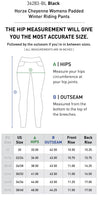 Load image into Gallery viewer, Horze Cheyenne Womens Padded Winter Riding Pants - Black