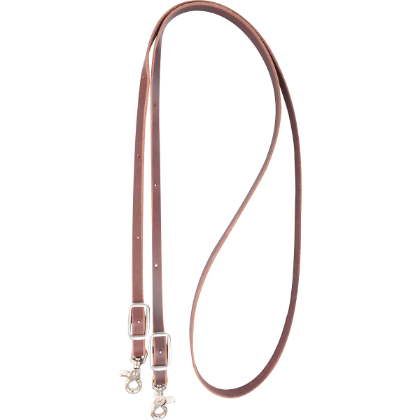 Wildfire Saddlery Pineapple Knot Latigo Leather Roping Reins 5/8