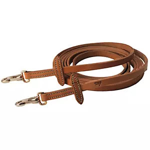 Tory Harness Leather Split Reins with Stoppers