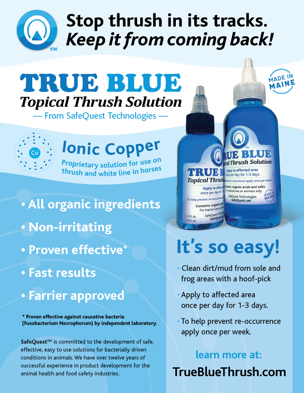 True Blue Topical Thrush Solution Log Cabin Tack