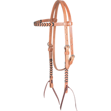 Load image into Gallery viewer, Martin Saddlery Made to Match Laced Browband Headstall