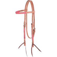 Load image into Gallery viewer, Martin Saddlery Made to Match Laced Browband Headstall