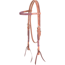 Load image into Gallery viewer, Martin Saddlery Made to Match Laced Browband Headstall