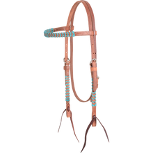Load image into Gallery viewer, Martin Saddlery Made to Match Laced Browband Headstall

