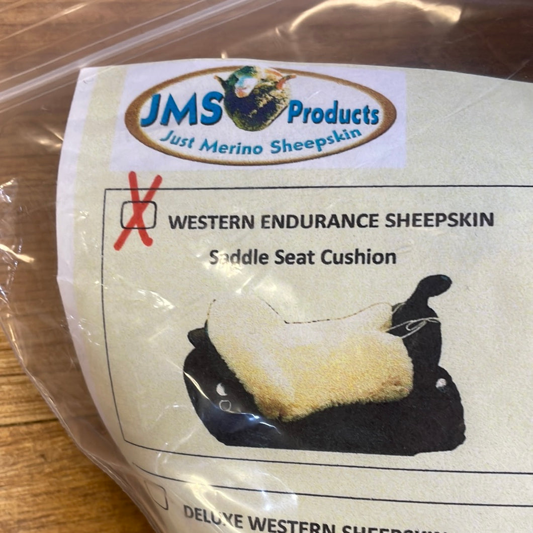 JMS western Sheepskin Seat Saver