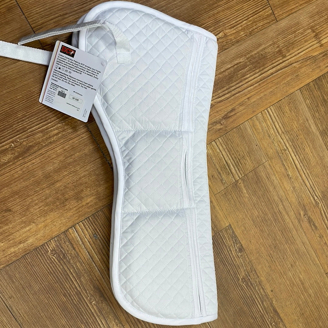 ECP Quilted Correction 3 pocket Shim Half Pad 6997 Log Cabin Tack