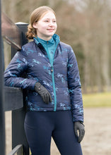 Load image into Gallery viewer, Kerrits Kids Pony Tracks Reversible Quilted Riding Jacket
