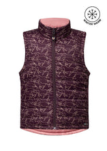 Load image into Gallery viewer, Kids Round Up Reversible Quilted Riding Vest - Vineyard
