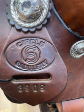 Load image into Gallery viewer, Used 15” Circle S Western Saddle #19863
