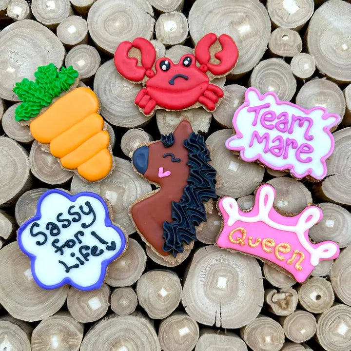 Team Mare Horse Cookie 6 Pack