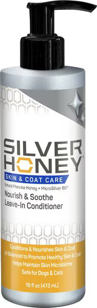 Silver Honey Skin & Coat Care Nourish & Soothe Leave-In Conditioner, 16-fl oz bottle