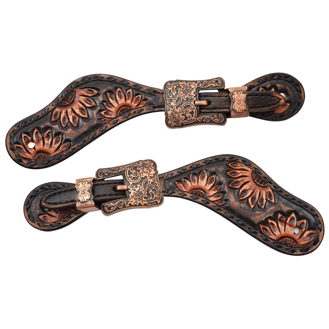 CIRCLE Y Sunflower Spur Straps