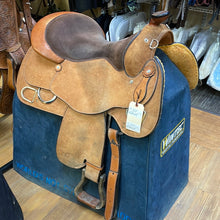 Load image into Gallery viewer, Used 17” Billy Royal Roughout Training Saddle #17351
