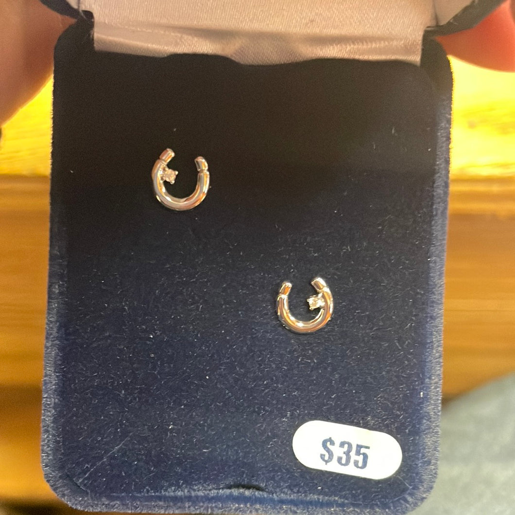 Montana Little Light Horseshoe Earring