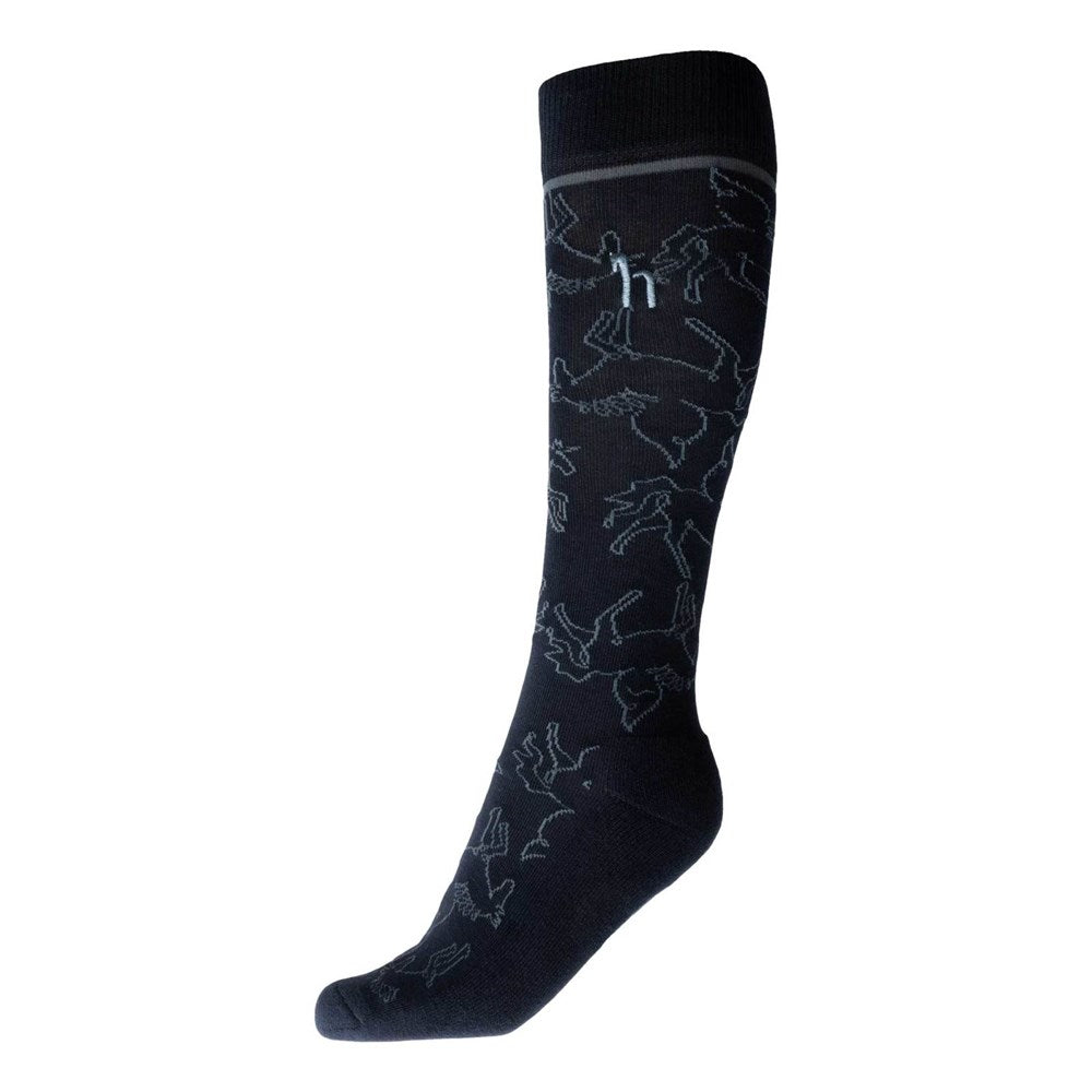 Horze Pegasus Kids Winter Rider Socks - Blueberry