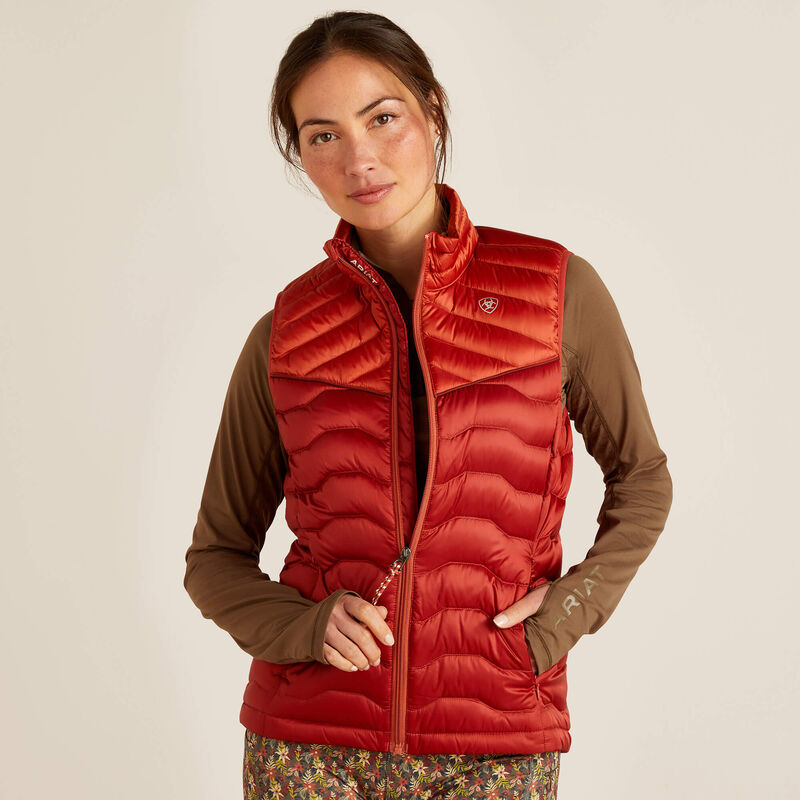 Ariat Ideal Down Vest BURNT BRI